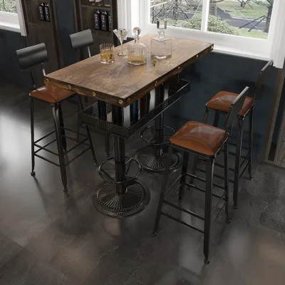 Manufacturer Customized Bar Furniture Tables Versatile Outdoor Kitchen Gym Basement Tables for bar