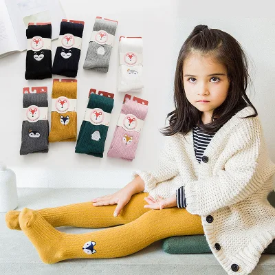 Girls and Boys Jacquard Soft Cotton Popular Leggings Stocking Pants Baby Kids Children Tights Pantyhose