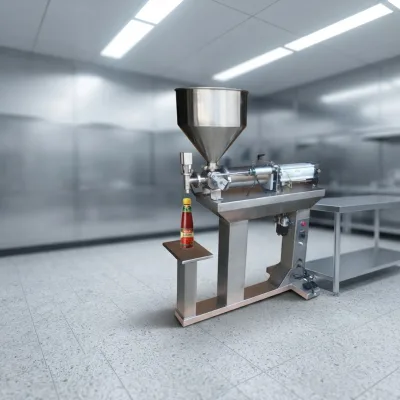 DUOQI G1WLD Smart Automated Edible Filling Machine for Food Processing Plant with Stainless Steel Frame