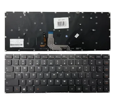 New Le Pro Yoga 900-13ISK/900-13ISK2 Full US Backlit Waterproof Black Keyboard No Frame 180 Days Warranty PK130YV2B00