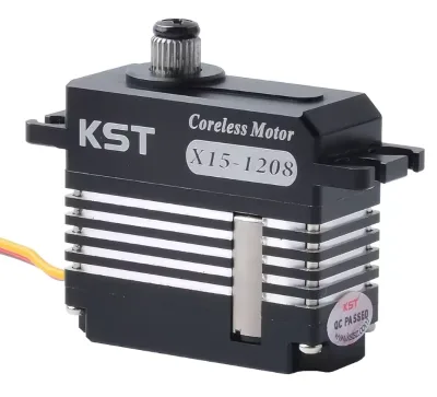 KST X15-1208 Mini Coreless Cyclic HV Servo 13.5Kgf.cm 0.07sec High-performance for RC Helicopter Fixed wings VTOL Gliders Racing