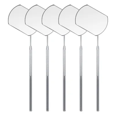 Wholesale Latest Square Stainless Steel Lash Mirror Eyelash Extension Inspection Plastic Tool for Beauty & Cosmetics Makeup