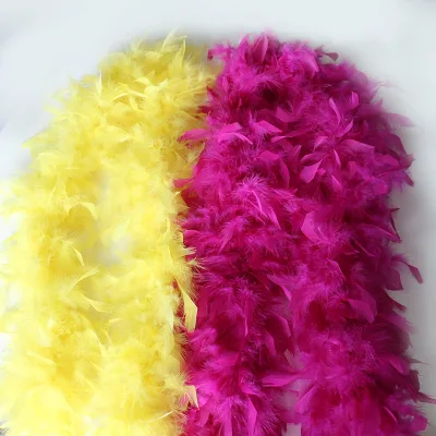 Wholesale 50-200g 6 Ply Feather Boa Turkey Feather Boa