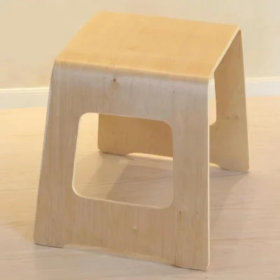 Solid Wood Bamboo Chair Stool Bent Wooden Stool Durable Chair Shoe Changing Stool Chair