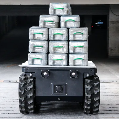 Electric Offroad Kit tank Vehicle Ugv Base Chassis Robot with Modbus 485 Control