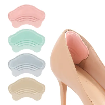 Self-Adhesive Heel Pad Anti-Slip Anti-Friction Foot Care Protective Pad Macaron Color Loafers Anti-Abrasion Heel Sticker