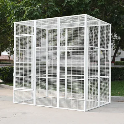 Dog Accessories Big White Metal Cat House Outdoor Super Large Tall Pet Cages & Houses Pet Metal Cage Used Pet Cages for Sale