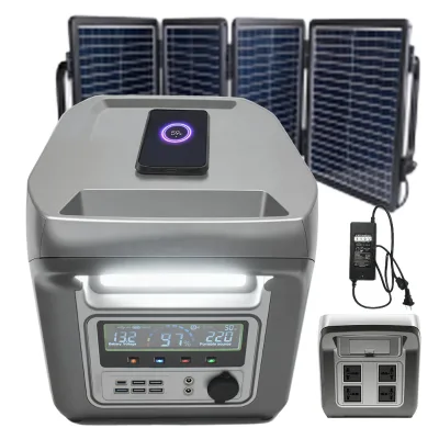 1Kw Portable Solar Generator 1000w Camping Li Ion Tragbare Kraftwerk Mit Solarpanel Home Solar Generator Portable 110v 220v 230v