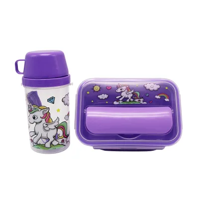 Insulated Kids Lunch Box with Bag Heat Resistant Lunch Bag and Box Set