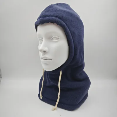 Unisex Winter Outdoor Warm Balaclava with Thick Pile Fleece Lining Neck Warmer and Tie Band for Sports