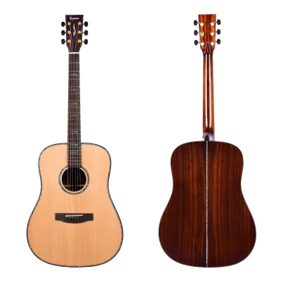 Handmade Professional Cutaway 41inch All Solid Acoustic Guitar