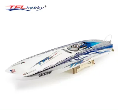 94CM Genesis900 RC Hobby TFL Cat Catamaran Fiberglass Hull and Hardware ONLY W/o Electric Parts Brushless Motors RC Racing Boat