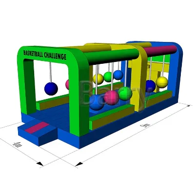 New Inflatable Interactive Games Sport Inflatable Basketball Hoop Game for Sale