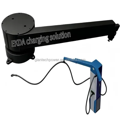 EV Charging Cable Management System Pull-line Swing Arm for DC Split EV Charger Swing Arm Retractor for CCS2 GBT Charging Cable