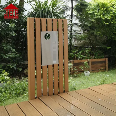 Foshan JHC Wood Post Box/outdoor Free Standing Timber Mailbox/letterbox Stainless Steel