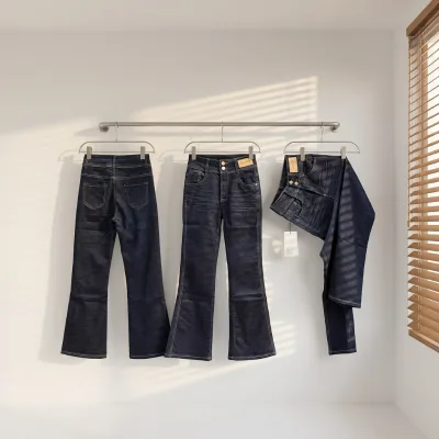 Special Price Summer Thin Vintage Blue Skinny Jeans Petite Sizes Breathable 100% Cotton High-Waisted Girl High Stretch Hip