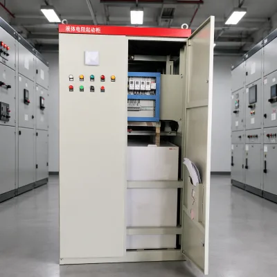 High Voltage Low Voltage 500kw Slip Ring Motor Starting System Liquid Resistance Soft Starter Control Panel Water Rheostat Type
