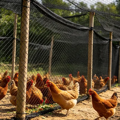 Home Farm Heavy Duty Plastic Garden Fence Net Fencing Knotted Net Supplier Poultry Net Bird Netting