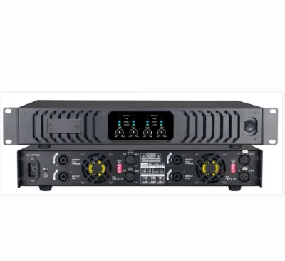 XTUGA Hot Sales AX-4600 1.5U 2/4 Channel Professional High Power Amplifier 600W*4 Sound Stereo Amplifiers DJ Speaker Amplifier