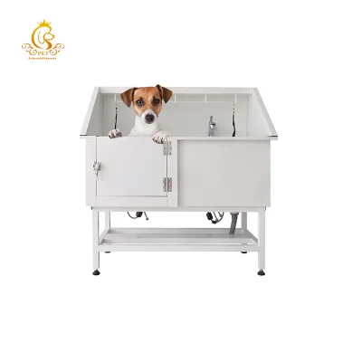 EUR PET Durable Stainless Steel Dog Bathtub for Groomer Dog Wash Tub Good Quality Bathtub for Dogs