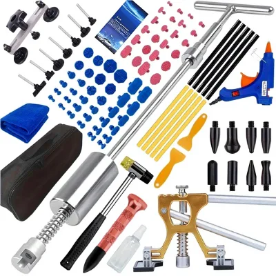 Car Dent Puller Kit 97/37/20 Pcs Paintless Dent Repair for Dent Removal Tools DIY Hail Damage Door Ding Fridge