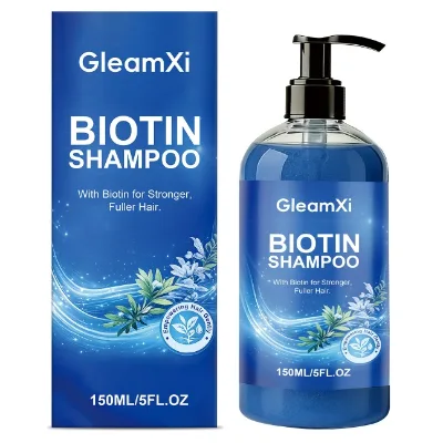 OEM Customized Organic Hair Color Shampoo Daily Cleansing for Smooth Light Elegant Refreshing Voluminous Hair Biotin Shampoo