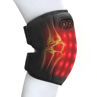 Red Light Therapy Knee Massager Device with Heat Vibration, Infrared Pain Relief for Knee Elbow, Physical Equipment for Home Use