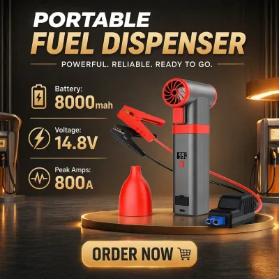 Wireless Portable Rechargeable Car Emergency Battery Starting Booster Charging Device Box Jump Starter