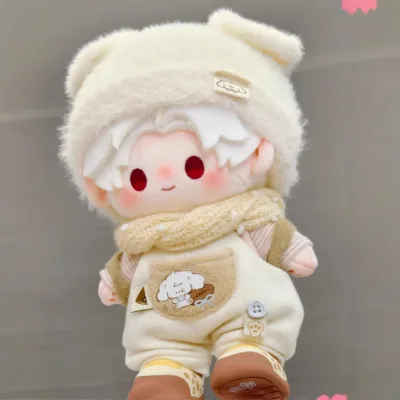 Cute 20cm Cotton Doll Clothes with 10 Qin Che or 15cm Winter Features Cartoon Style Toy Replacement Dolls