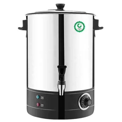 Commercial Stainless Steel Coffee Urn 48L Large Capacity Electric Samovar for Large Events Parties Weddings