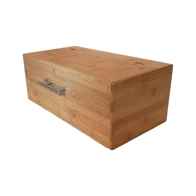 Natural Bamboo Wood Storage Box