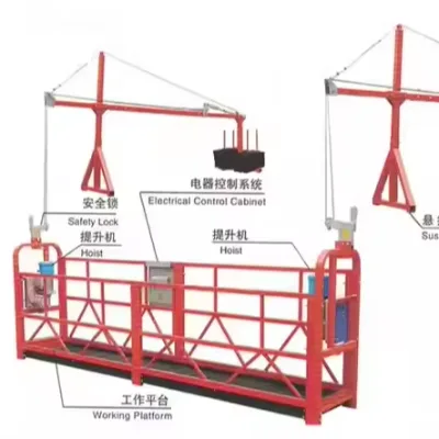 Zlp630 Electric Suspension Basket External Wall Bridge High-altitude Work Strong Curtain Painting