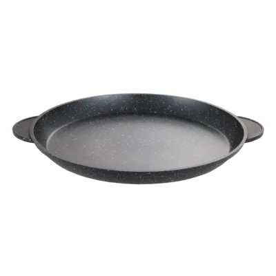 New Cast Aluminum 28cm Flat Griddle Pan Paella Pan With Non Stick Coating