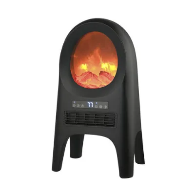 Digial electric fireplace stove heater with flame effect heating Room Space