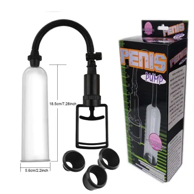 Real Helps Man Erect Power Vacuum Pump Device Bigger Longer Thicker Handsome up Masturbation Pump Penis Enlargement Big Sex Toys