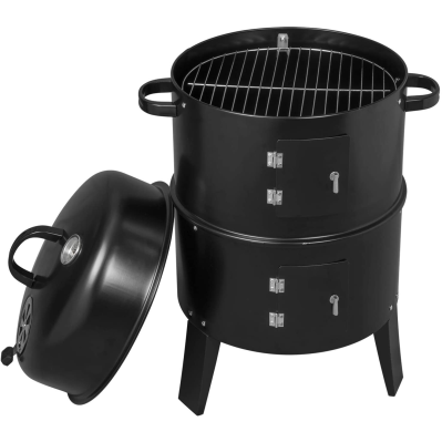 Design Large Parrilla Carbon Au Charbon Barbecue Brasero Barbecu Machine Pellet Barrel Bbq Charcoal Smoker Grill