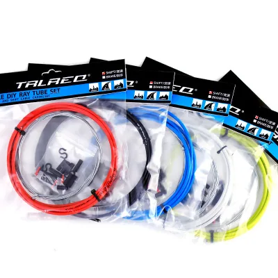 Universal PVC Bicycle Shifters Derailleur Brake Cables Shift Cable Tube 4mm 5mm Mountain Road Bike Brake Cables Line Set