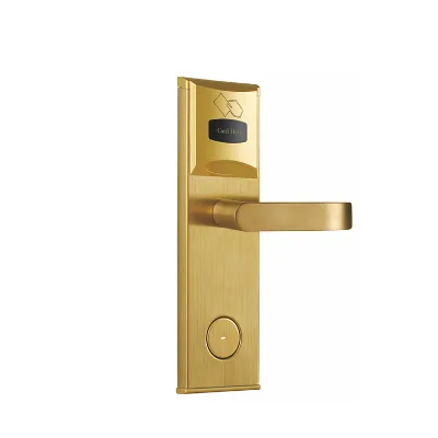 High Quality Stainless Steel Digital Hotel Lock System Keyless Smart Door Lock IP Memory Card Storage Wood Doors SDK App 2-Year