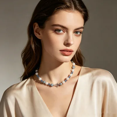 Fashion Design High Quality Retro Shiny Baroque Freshwater Pearl 48cm Natural Loose Pearls for Necklace Women