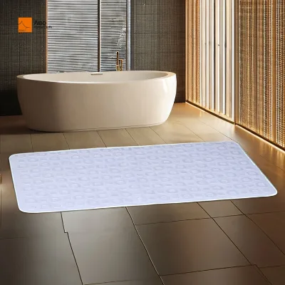 Extra Large 40 X 70cm Gray Bath Tub Shower Safety Mat Minimalist Customized Non-Slip Machine Made Bathroom Mats Bathtub Machine