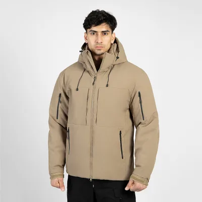 Custom Fashion Style Men's Warm Waterproof Puffer Wholesale Winter Streetwear Quilted Softshells Windstoppers