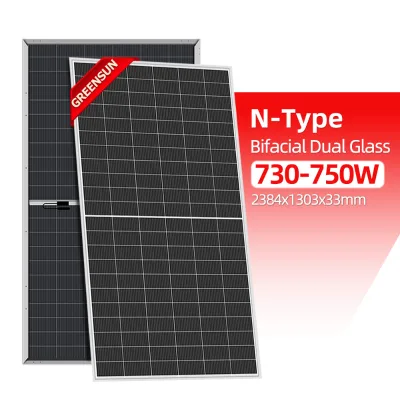 730W  Monocrystalline Solar Panel High Efficiency Module for Solar Power System