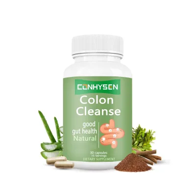 Vegan Psyllium Husk Powder Gut Health Pills Supplement Healthy Bowel Halal Senna Leaf Powder Colon Cleanse CapsulesDietary Fiber