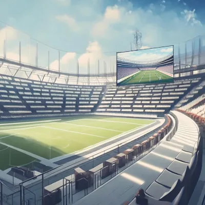 High Contrast Jumbotron LED Video Display Long Distance View Giant LED Screen for Stadium Venue