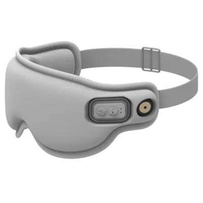 2025 NEW wirelessly battery far infrared heat magnetic suction charging graphene heat eye mask massager relieve fatigue