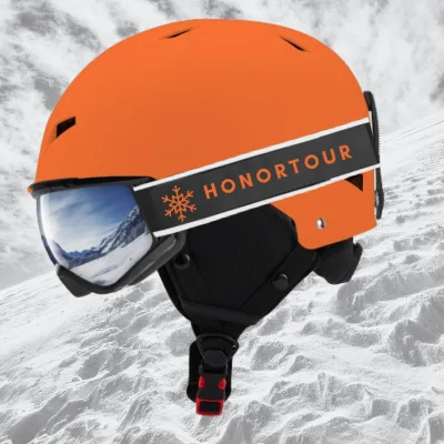 The New Sports Ski Helmet One-piece Formation Warm Ski Helmet Ski Snowboard Helmet Male and Female Adults Durable Winter