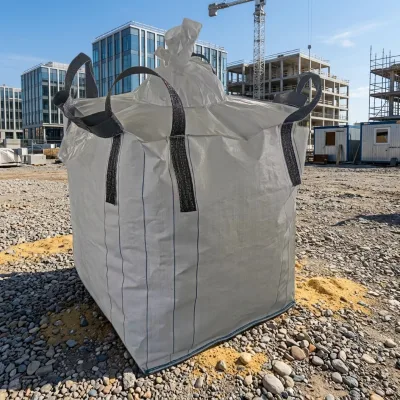 Tubular Cloth Cross Cross Half Lift Super Sack Double Spout Design Matching Silo Filling and Discharging Production Equipment