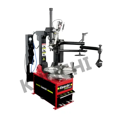 KC-506 Tyre Mounting Machine with Support Arm Auto Tire Tilt-back Tire Changer with Flip Bird Head for Garage Business Machines