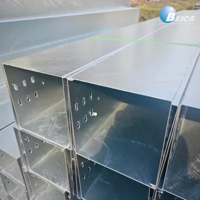 100x100mm Single Compartment Pre-Galv Cable Trunking Cable Tray