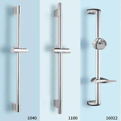 2026 Wall Mounted Chrome Shower Sliding Bar Adjustable Sliding Shower Rail for Hand Shower